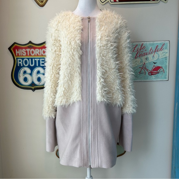 For Love & Lemons Wool Blend Alpine Jacket - Picture 1 of 13